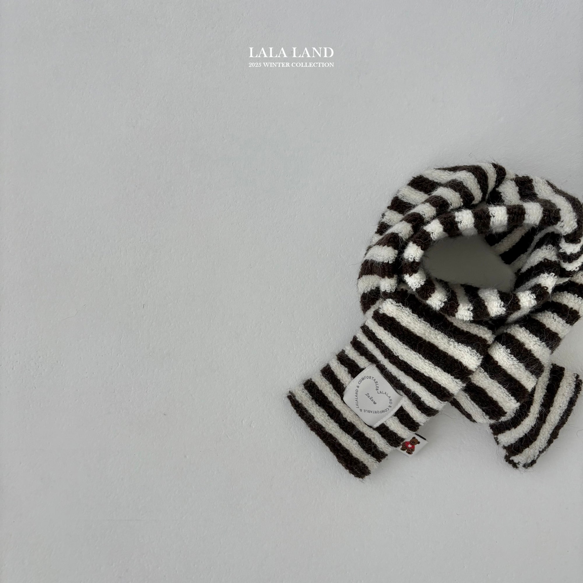 ［Lala land］Stripe muffler (kids)