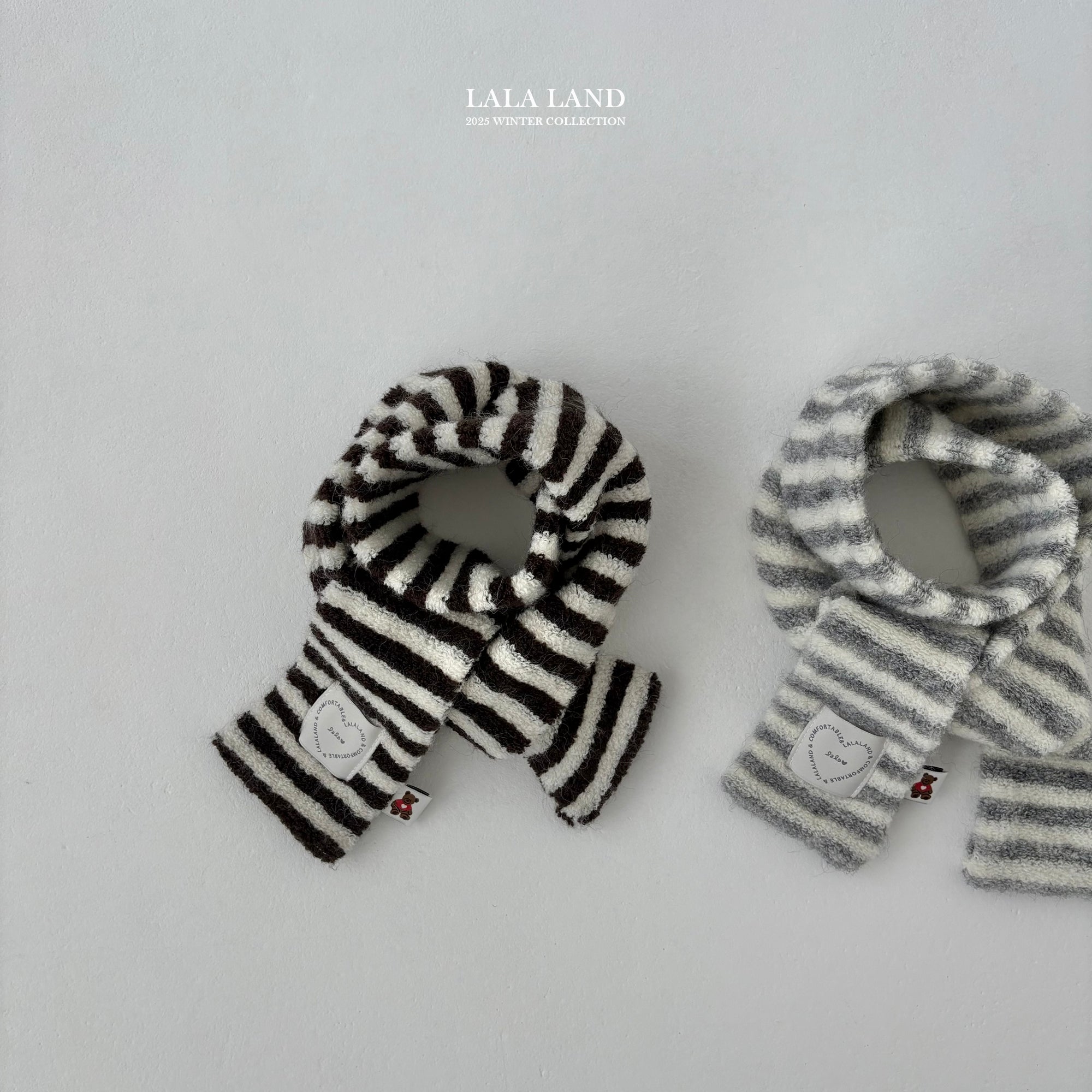 ［Lala land］Stripe muffler (kids)