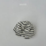 ［Lala land］Stripe ear flap beanie