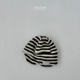 ［Lala land］Stripe ear flap beanie