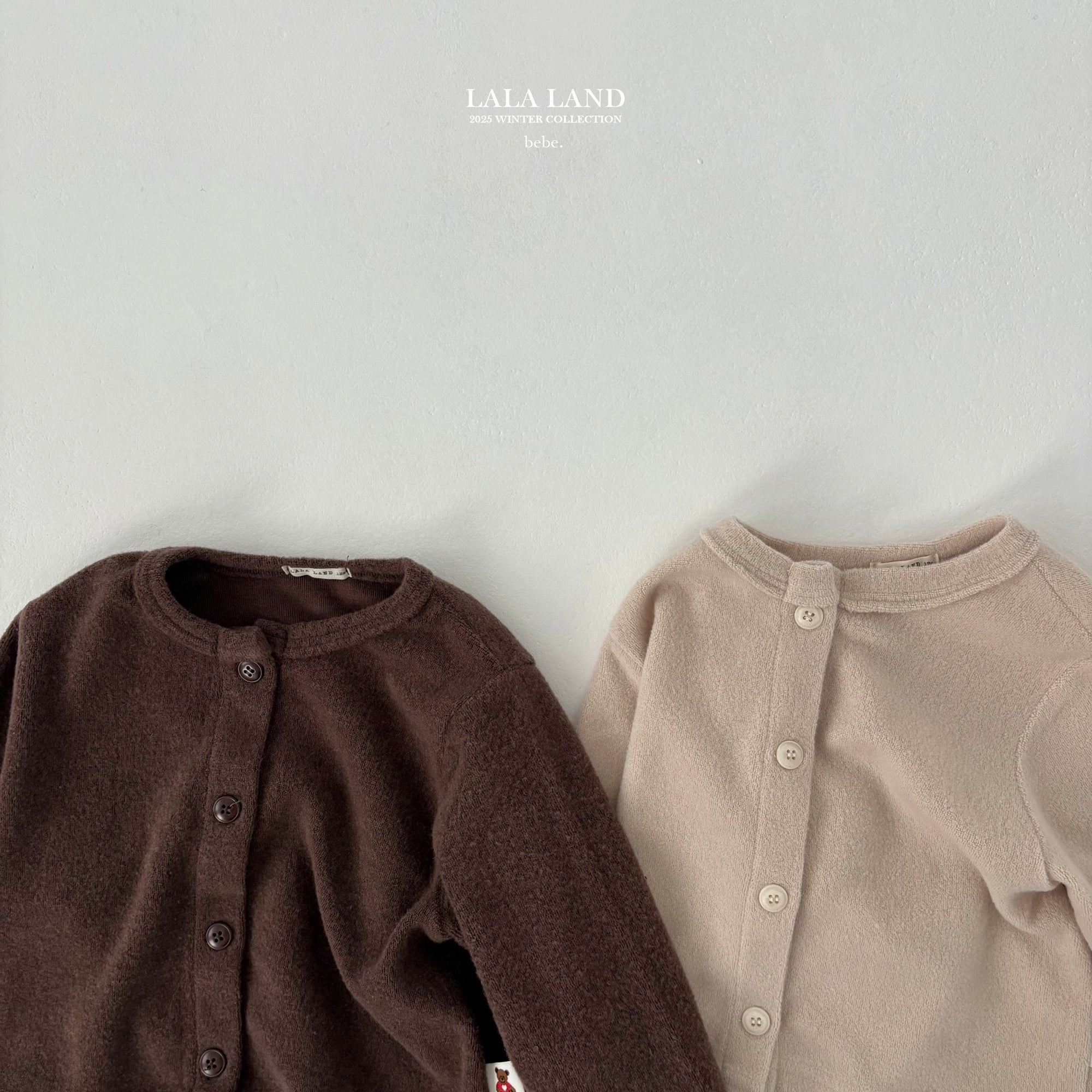 ［Lala land］Peach cardigan (baby)