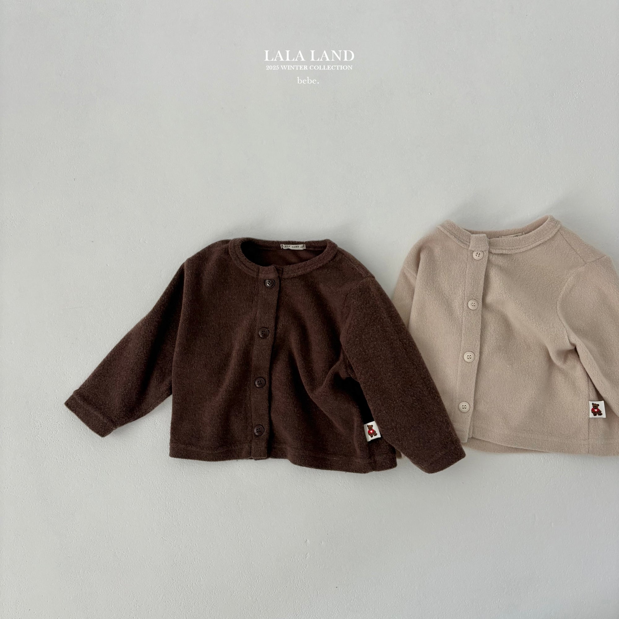 ［Lala land］Peach cardigan (baby)