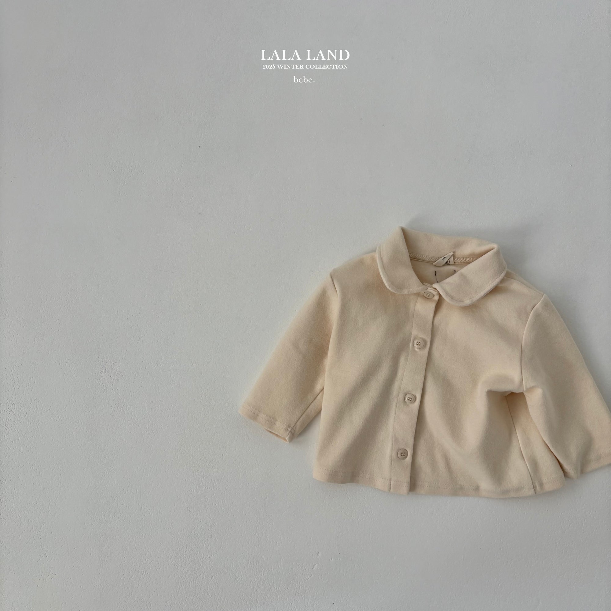 ［Lala land］Bien round collar shirt (baby)