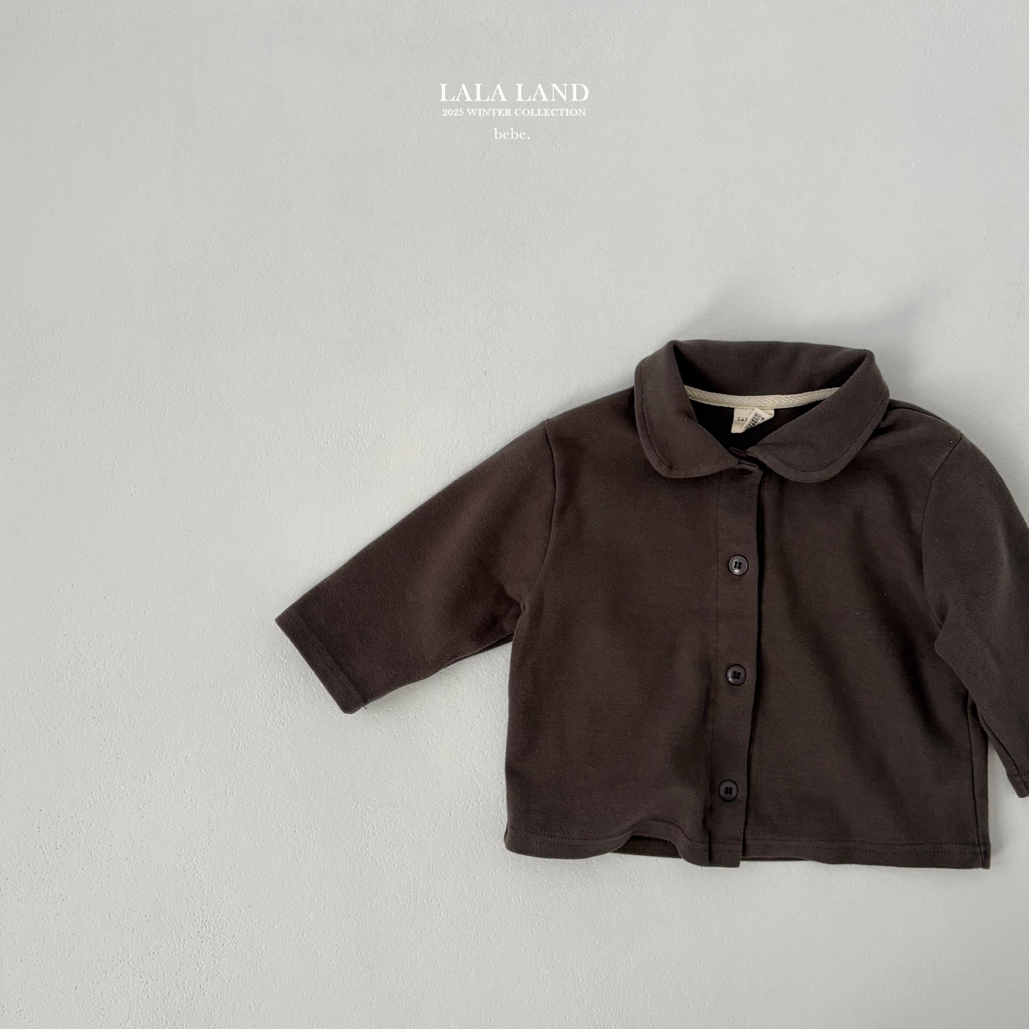 ［Lala land］Bien round collar shirt (baby)