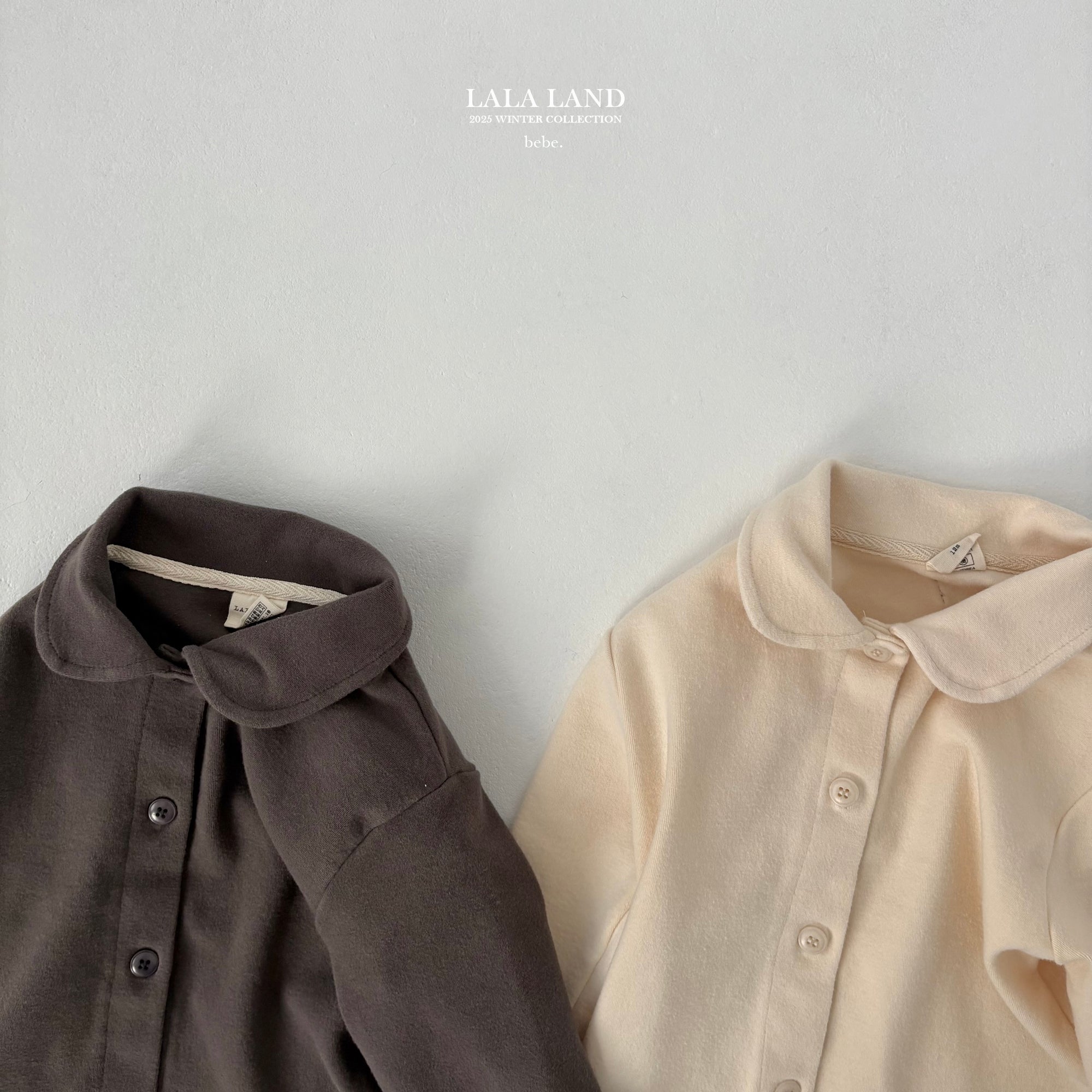 ［Lala land］Bien round collar shirt (baby)