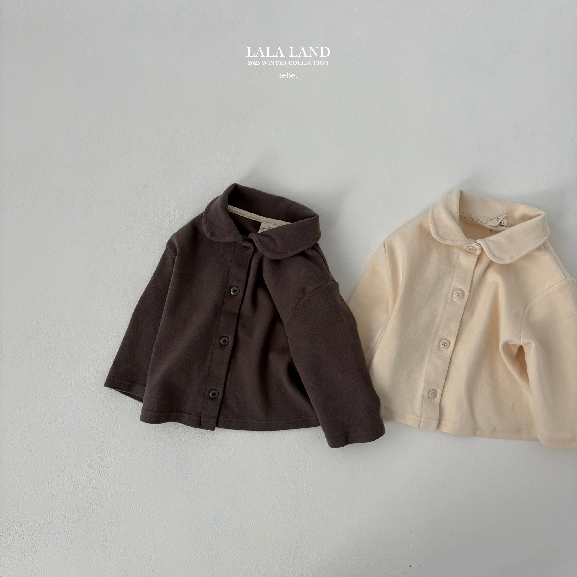 ［Lala land］Bien round collar shirt (baby)