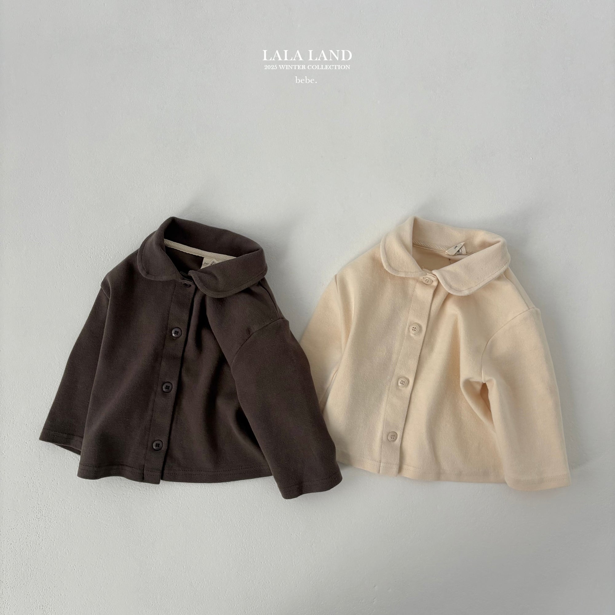 ［Lala land］Bien round collar shirt (baby)
