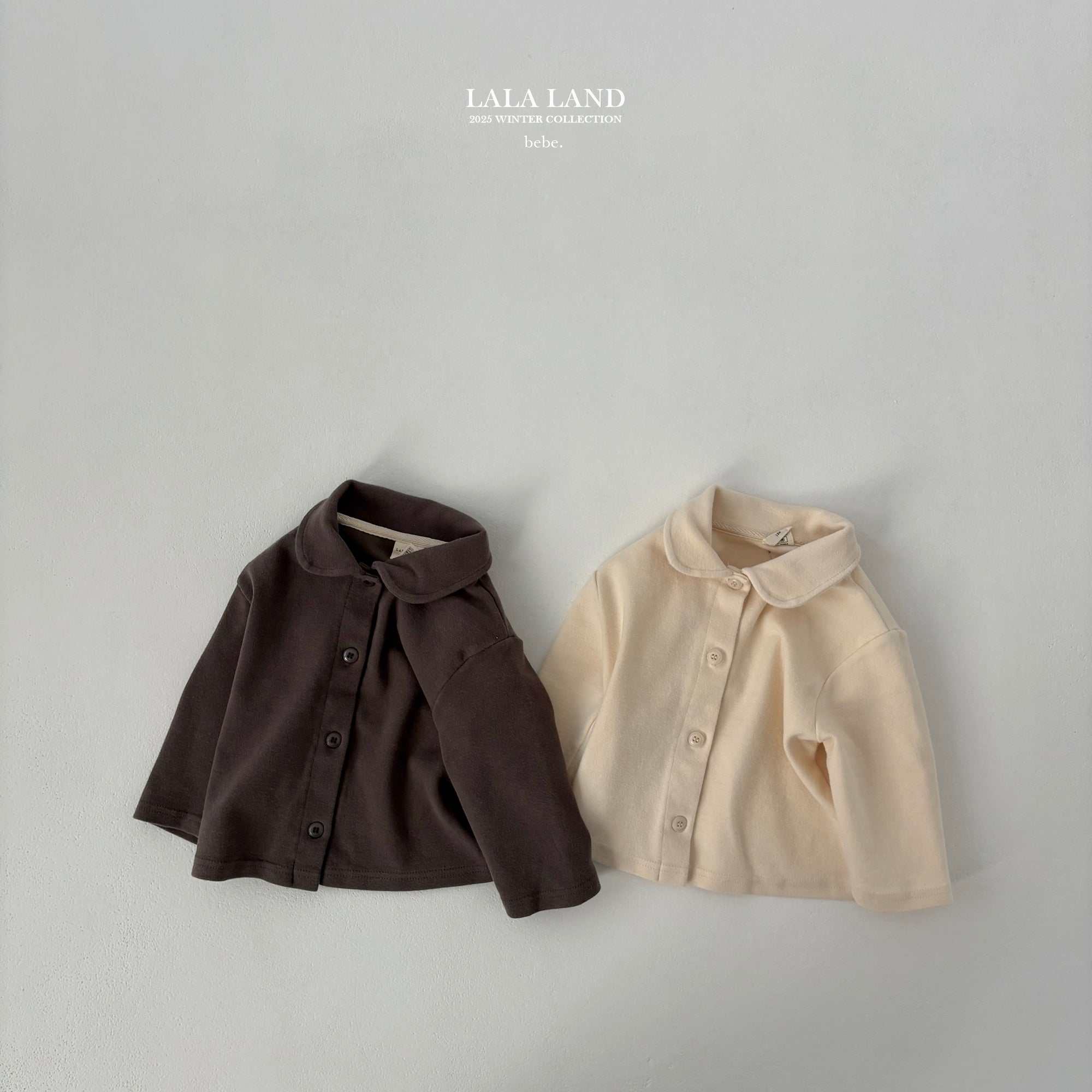 ［Lala land］Bien round collar shirt (baby)