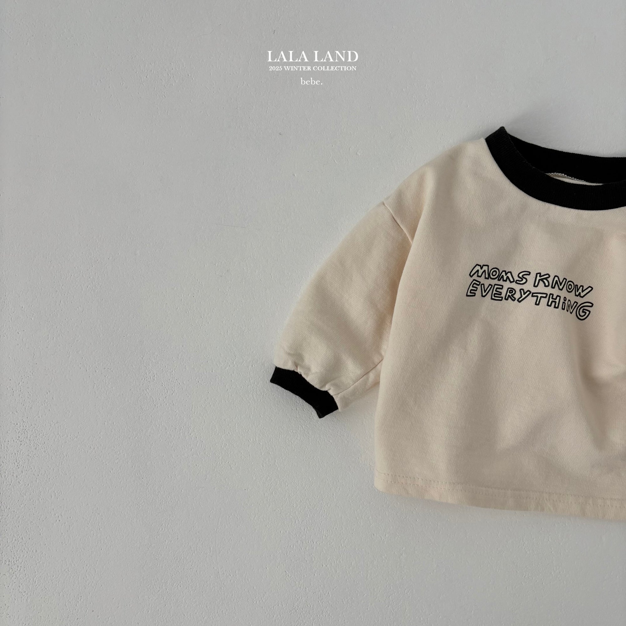 ［Lala land］Everything bi color tee (baby)