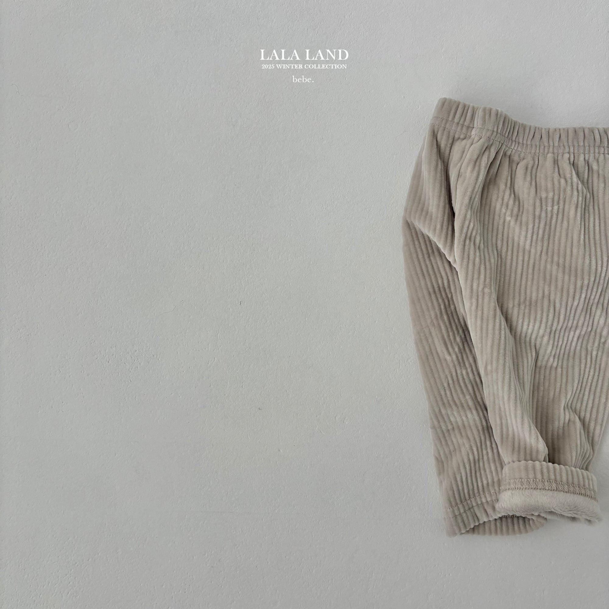 ［Lala land］Mink rib leggings (baby)