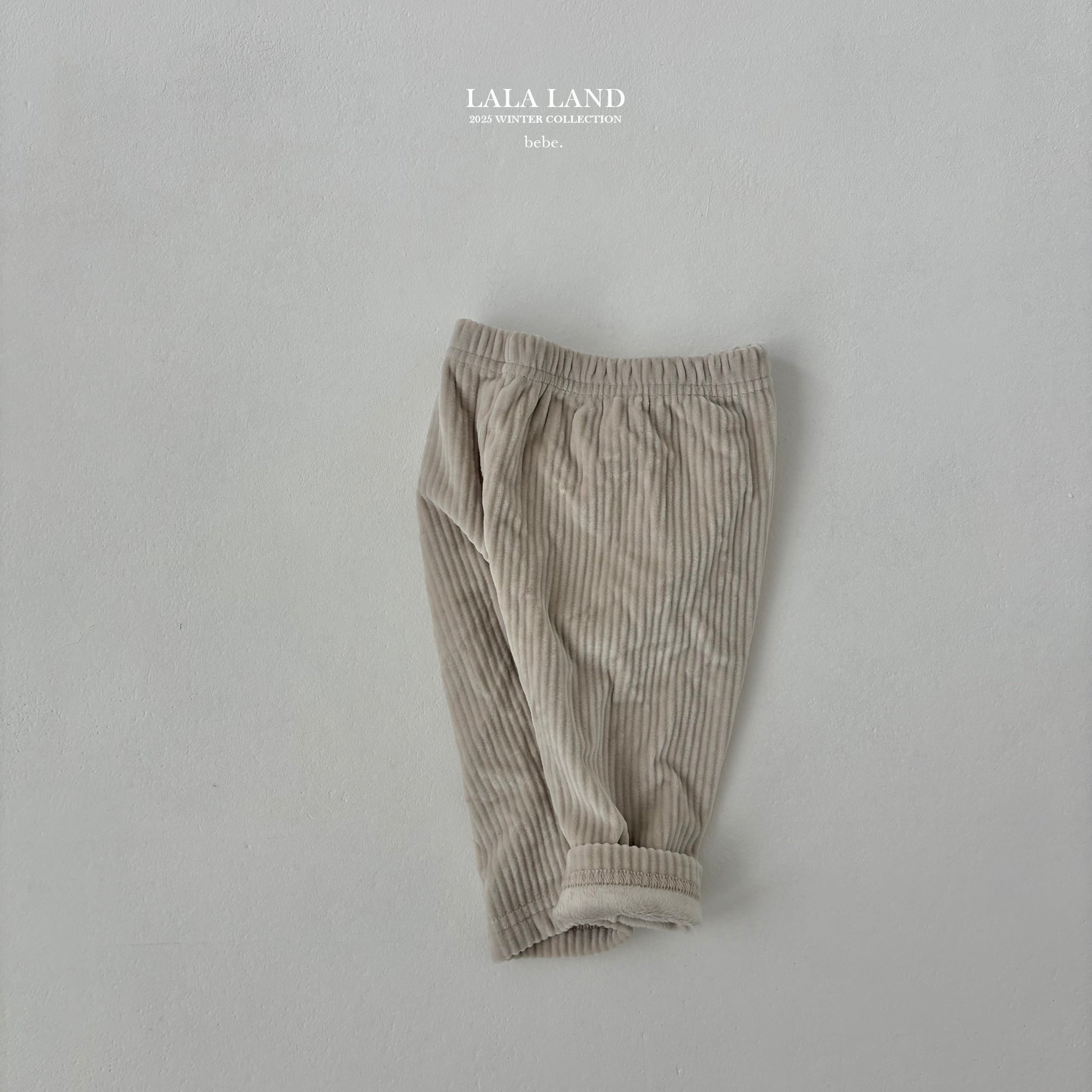 ［Lala land］Mink rib leggings (baby)