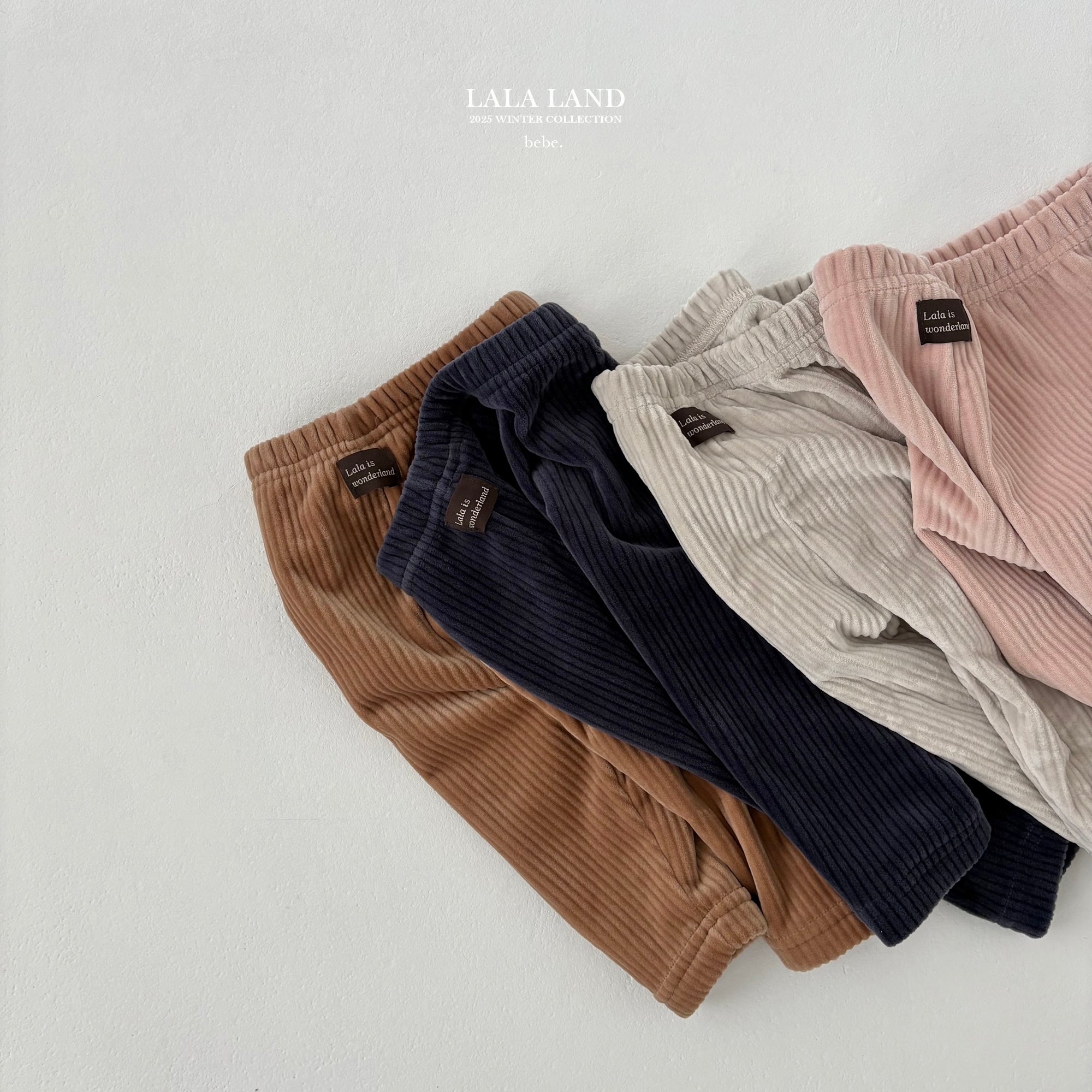 ［Lala land］Mink rib leggings (baby)