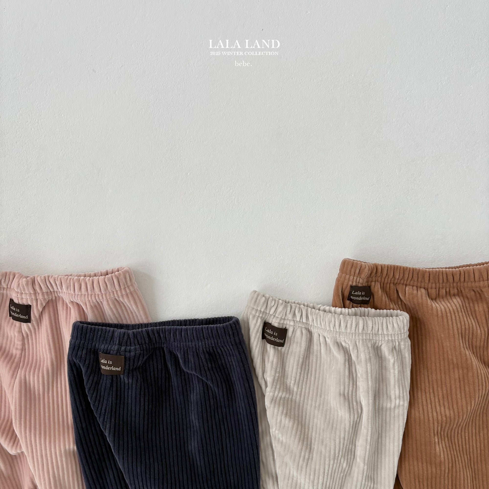 ［Lala land］Mink rib leggings (baby)