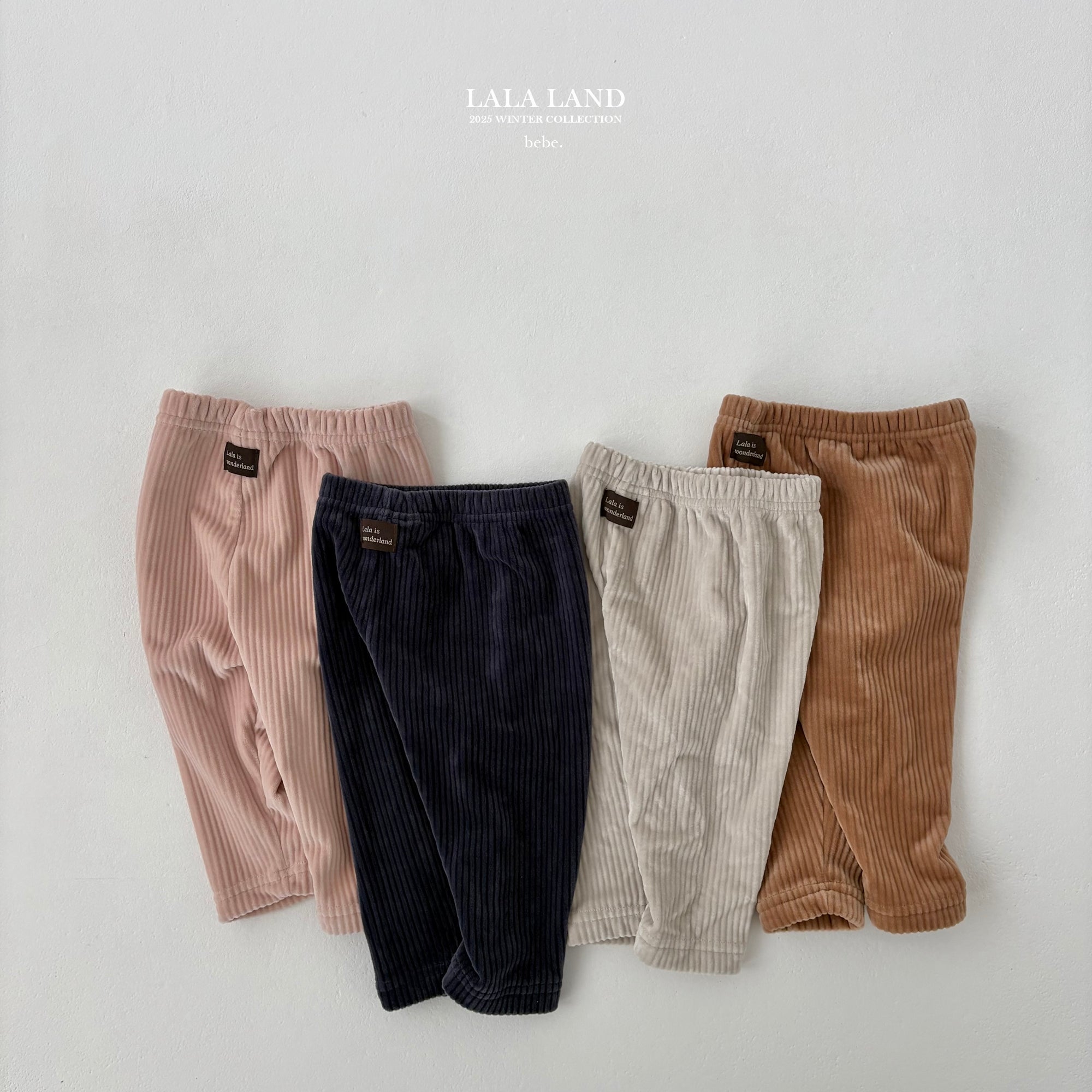 ［Lala land］Mink rib leggings (baby)
