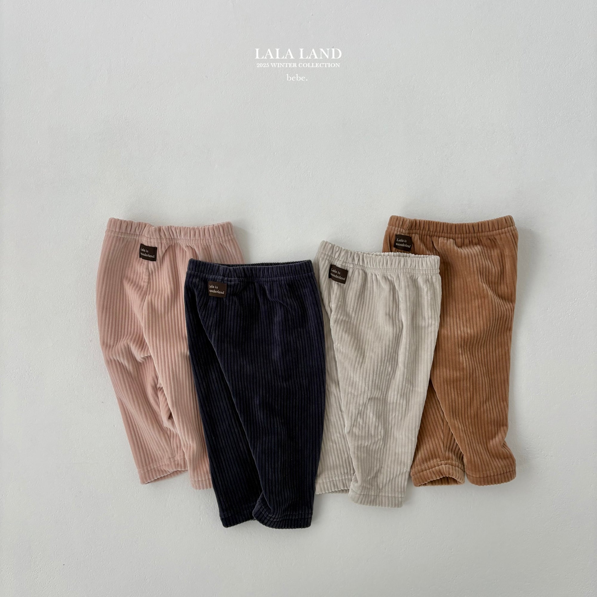 ［Lala land］Mink rib leggings (baby)
