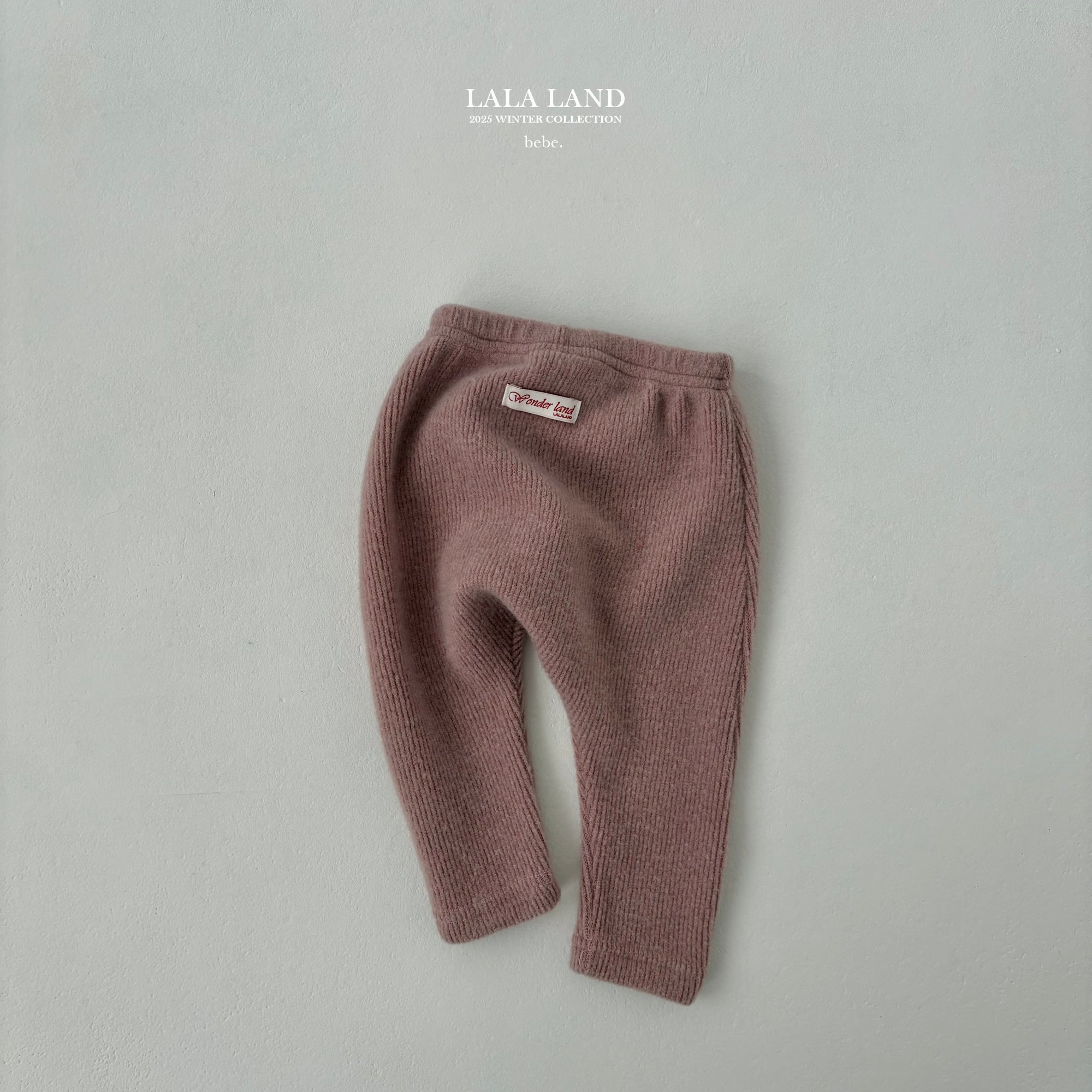 ［Lala land］Warm knit leggings (baby)
