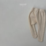 ［Lala land］Knit rib foot leggings (baby)