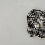 ［Lala land］Check boa pants (baby)