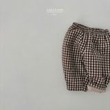 ［Lala land］Check boa pants (baby)