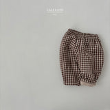 ［Lala land］Check boa pants (baby)