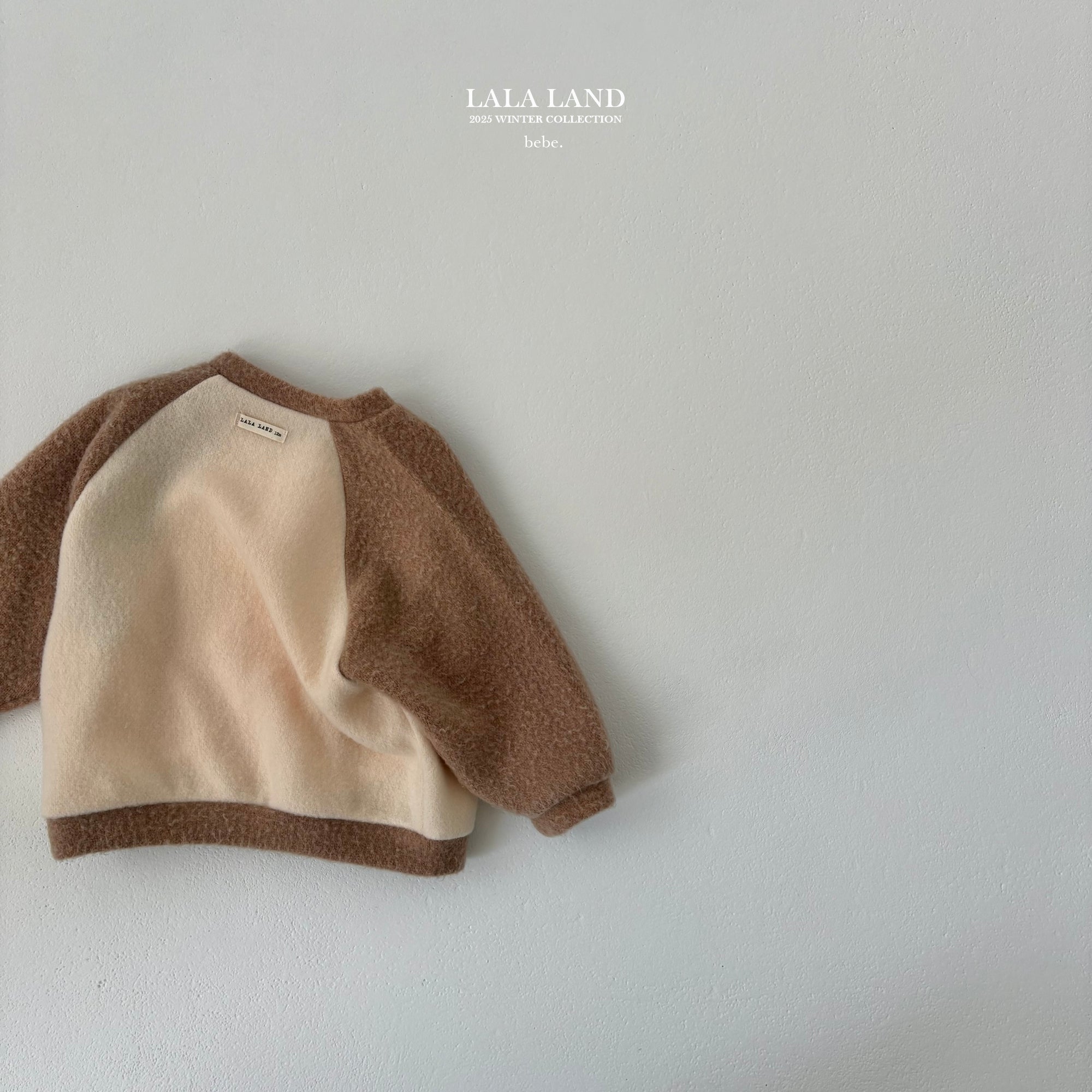 ［Lala land］Knit raglan cardigan (baby)