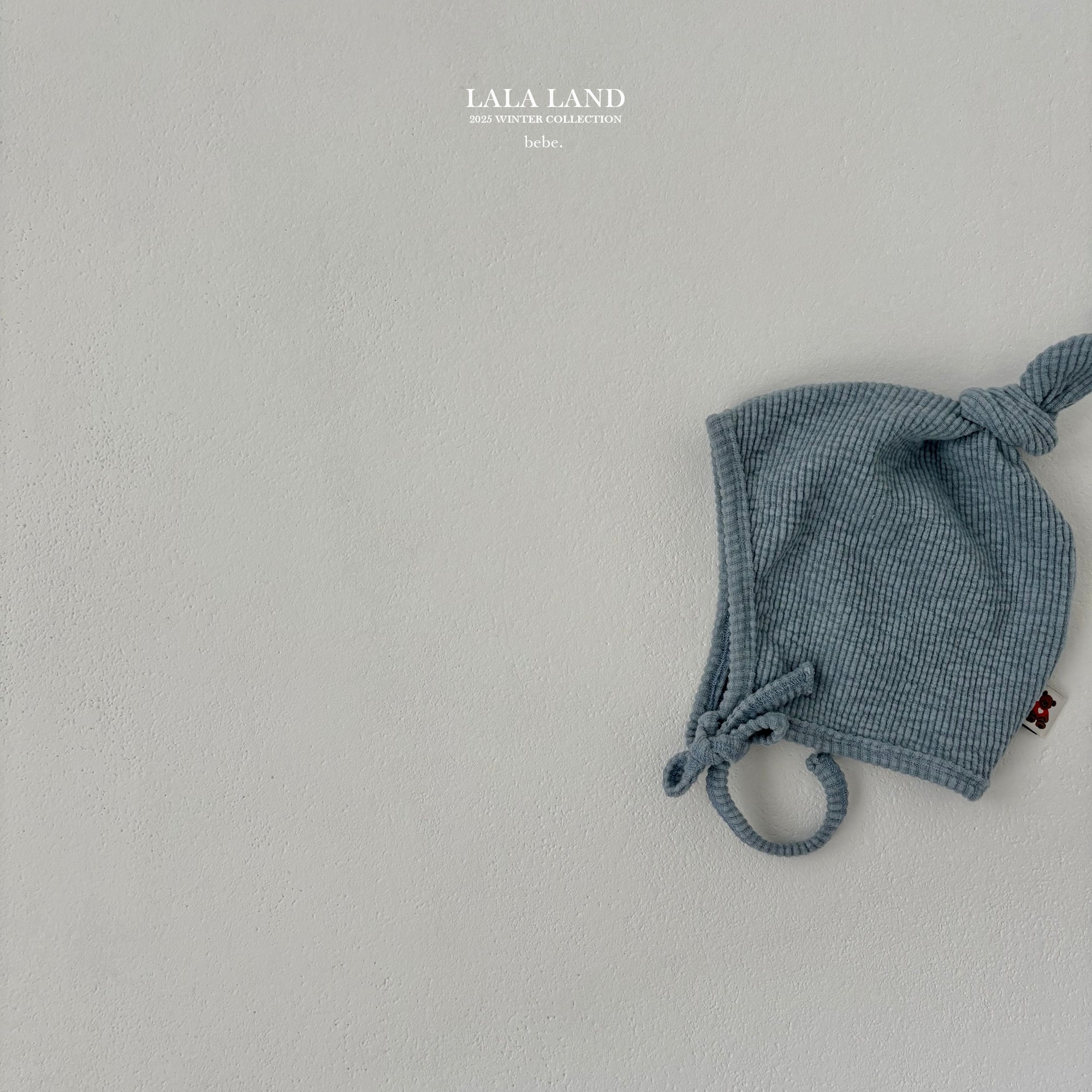 ［Lala land］Peach knot beanie (baby)