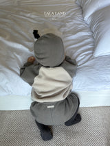 ［Lala land］Curly knit bonnet (baby)