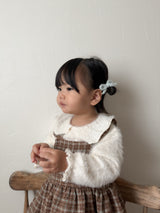 ［mimi market］Boucle apron one-piece