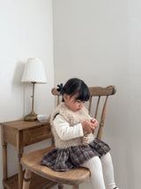 ［mimi market］Button bichon vest