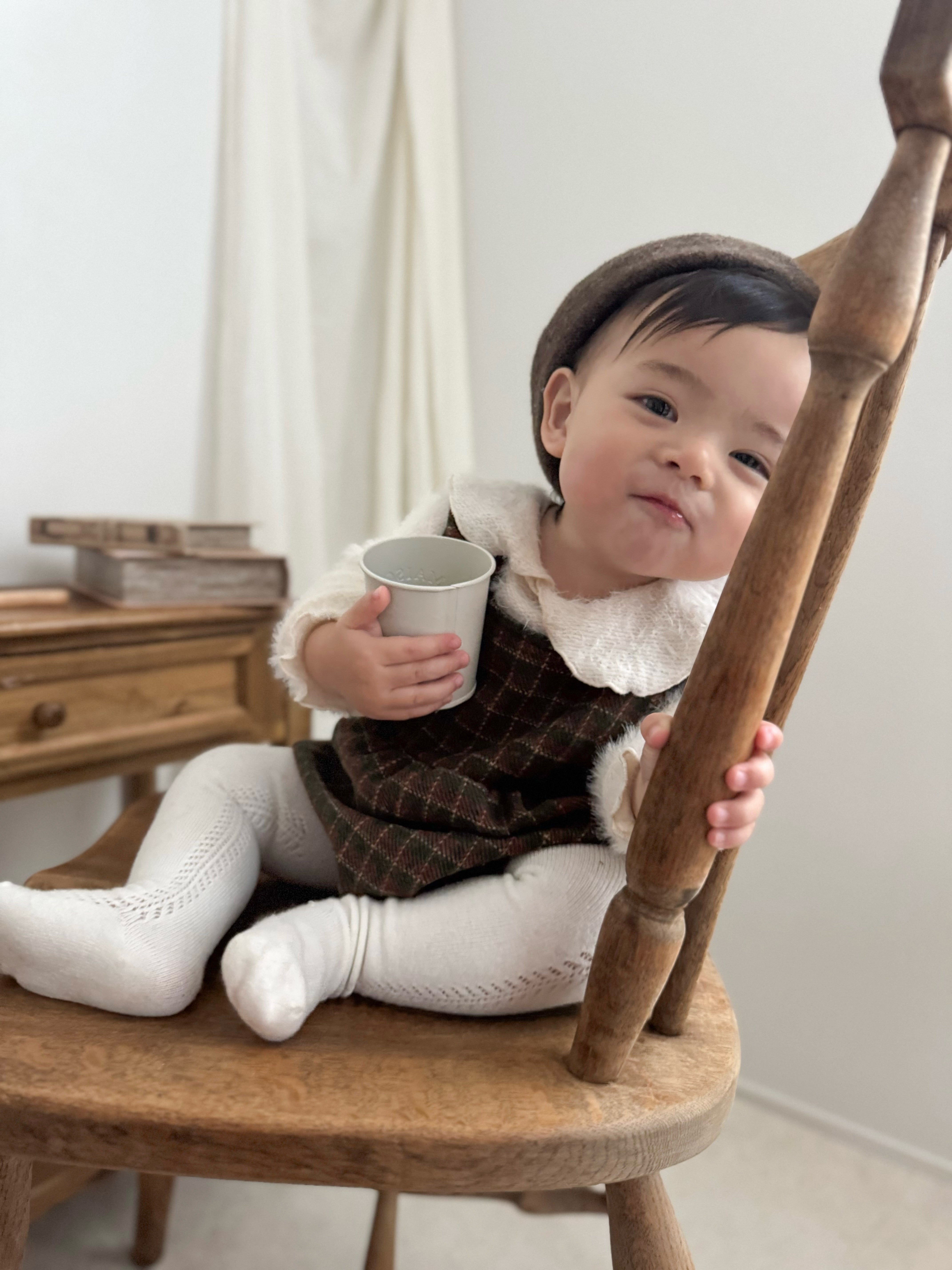 ［mimi market］Angola collar tops