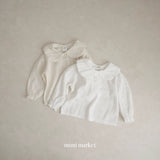 ［mimi market］Bloom collar blouse