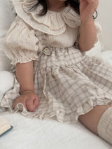 Duel collar blouse