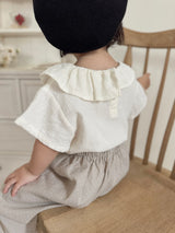 Bisou collar blouse
