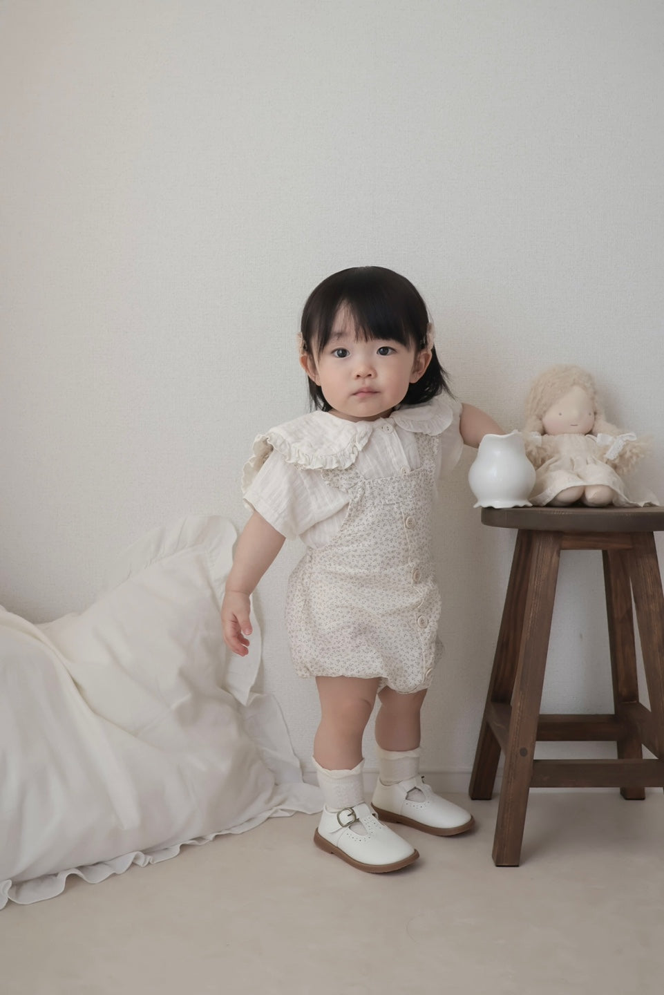 Charming frill rompers