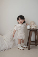 Charming frill rompers