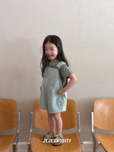 ［jejeunosity］Cotton berry short overalls