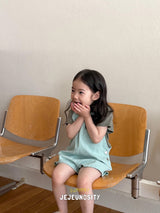 ［jejeunosity］Cotton berry short overalls