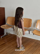 ［jejeunosity］Cotton berry short overalls