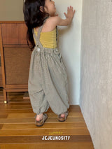 ［jejeunosity］Rabbit check overalls