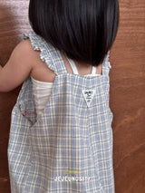 ［jejeunosity］Barbie check overalls