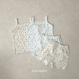 ［mimi market］Flower camisole set up