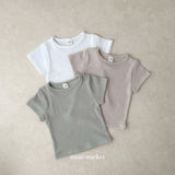 ［mimi market］Summer short sleeve tee