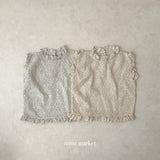 ［mimi market］Rinne flower frill blouse