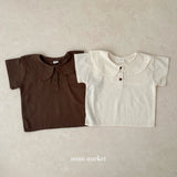 ［mimi market］Line sailor collar blouse