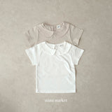 ［mimi market］Butter collar tee