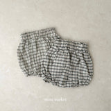 ［mimi market］Nua check bloomer