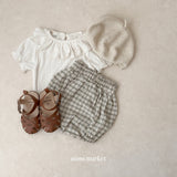 ［mimi market］Frill collar puff tops