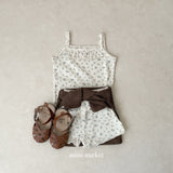 ［mimi market］Flower camisole set up