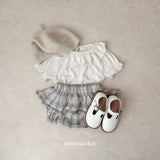 ［mimi market］Maeil check cancan bloomer