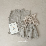 ［mimi market］Rinne flower frill blouse